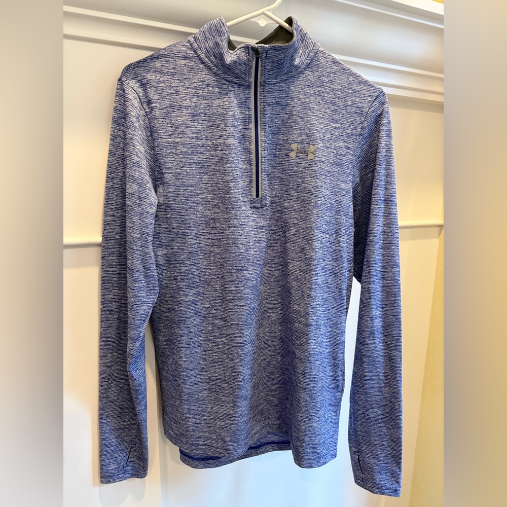 Under Armour Heathered Blue Men’s Athletic Top